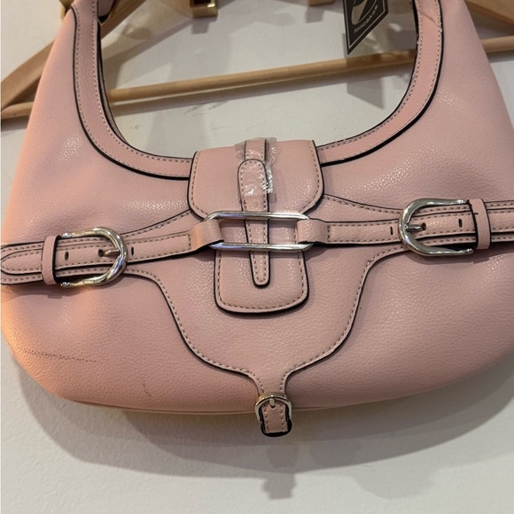 👛Blush Pink Buckle Shoulder Bag~NWT - Picture 3 of 8